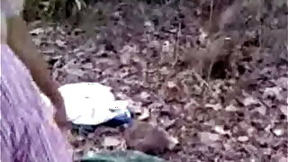 Indian amateur desi romp in public forest